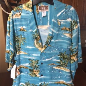 NEW Kalaheo Men’s Hawaiian shirt, Medium